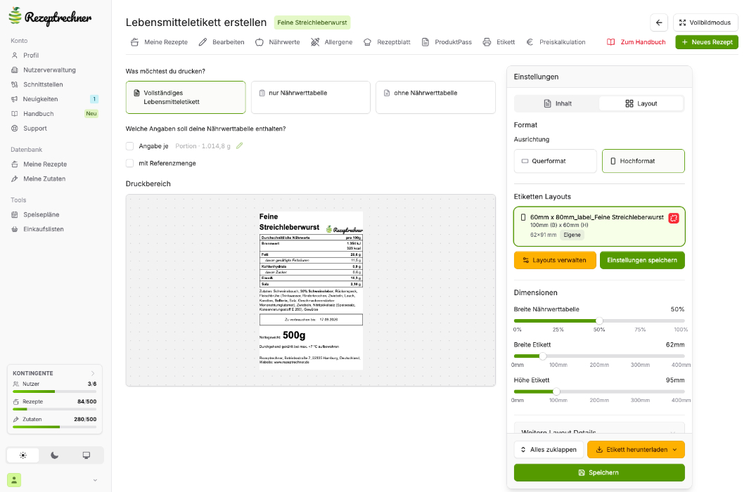Etikettengenerator